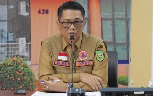 Kepala Pelaksana Badan Penanggulangan Bencana Daerah (BPBD) Provinsi Riau, Edy Afrizal