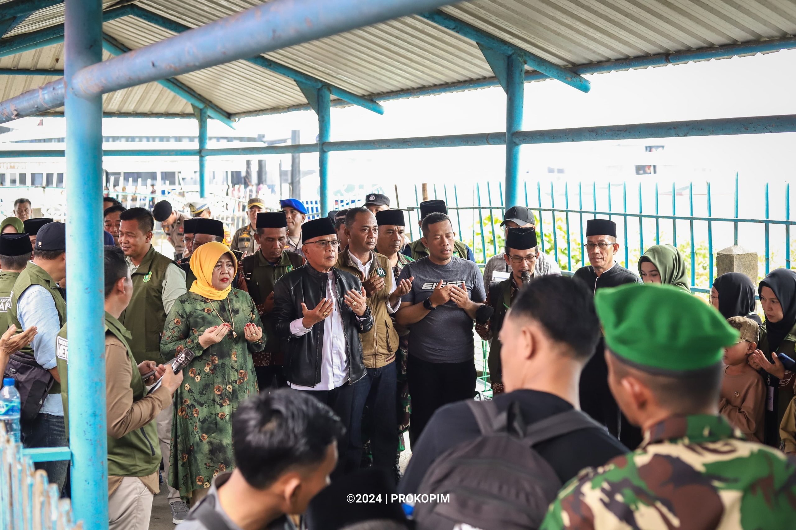 Pelepasan Kafilah Meranti untuk MTQ Riau di Kota Dumai