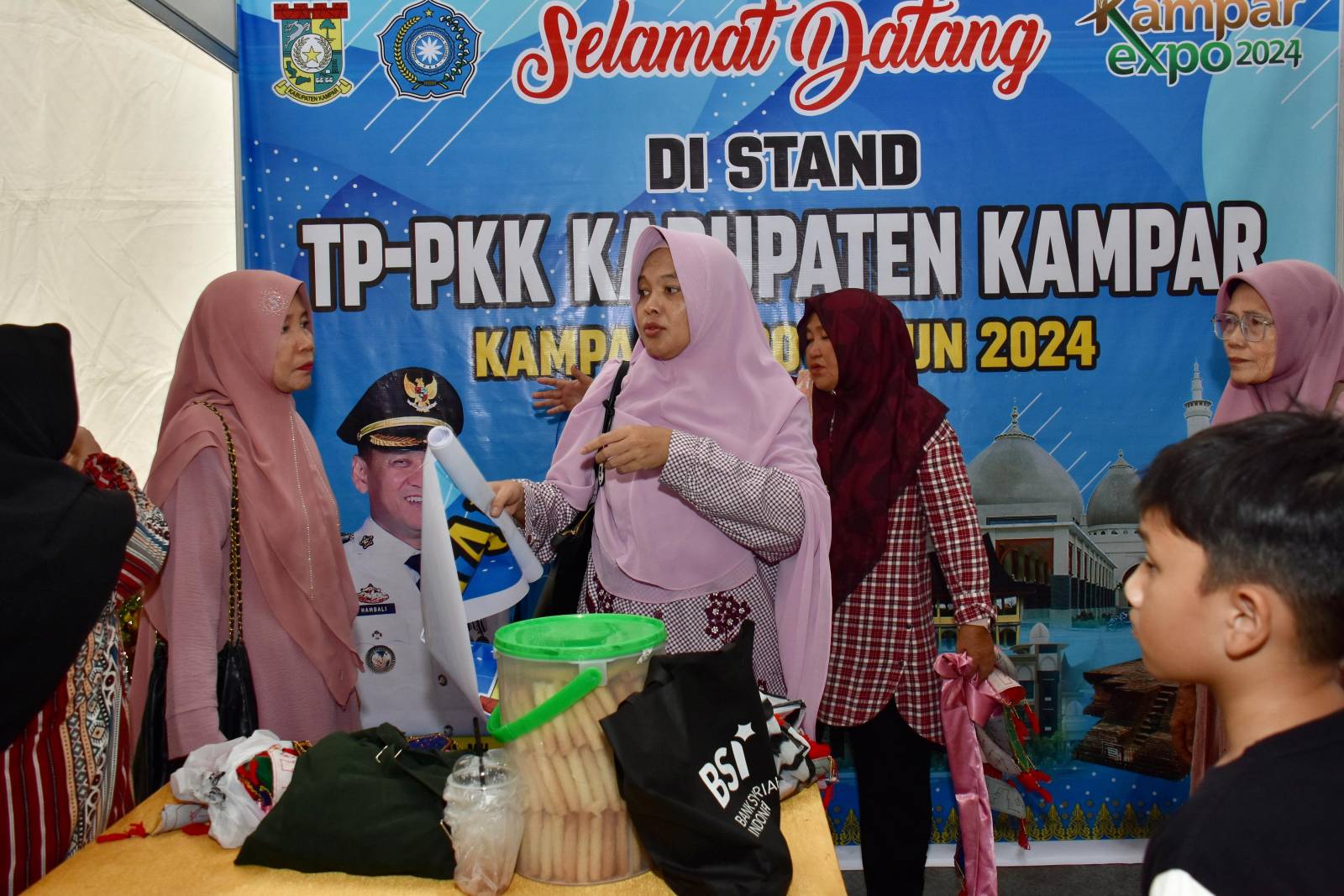 Stand yang ada di Kampar Expo 2024