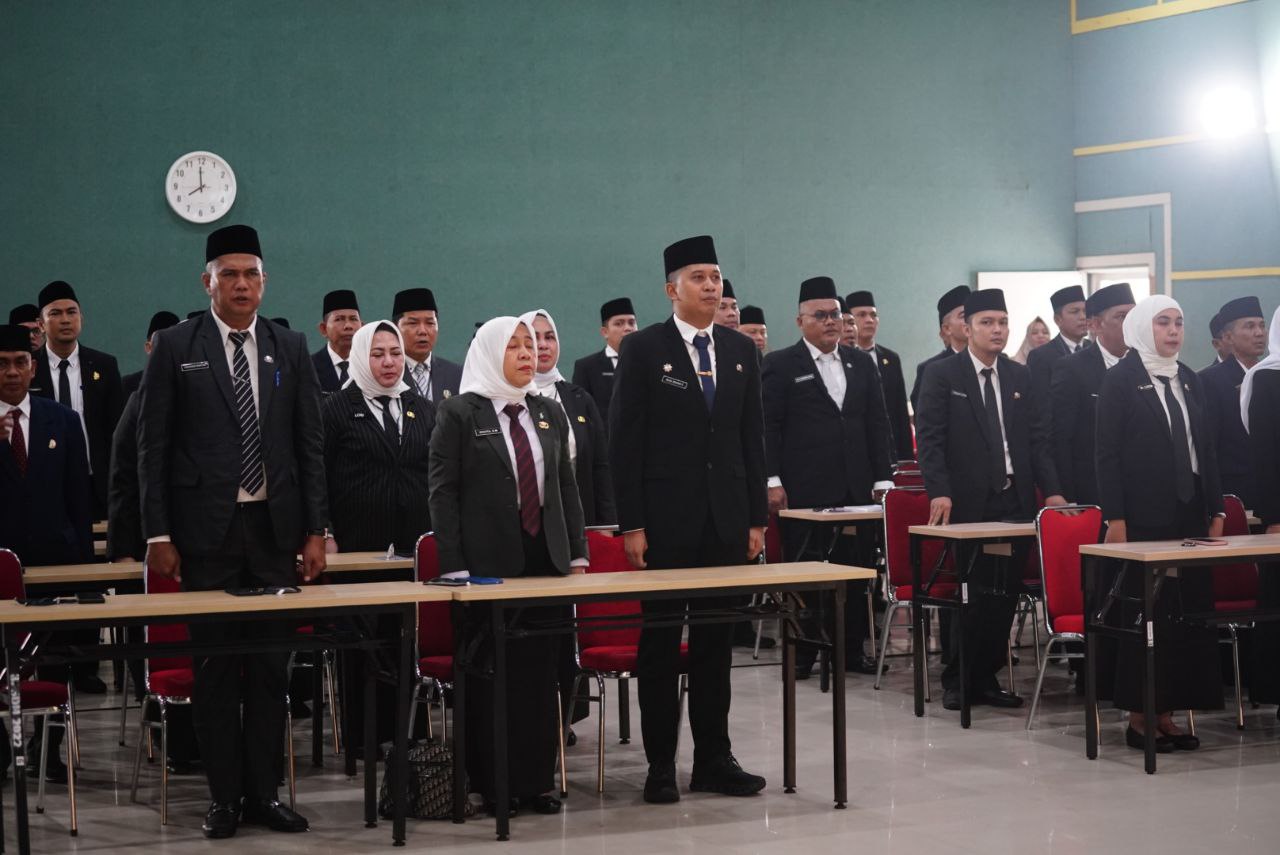 Peserta pelatihan kepemimpinan administator angkatan XIV di lingkungan Pemerintah Provinsi Riau