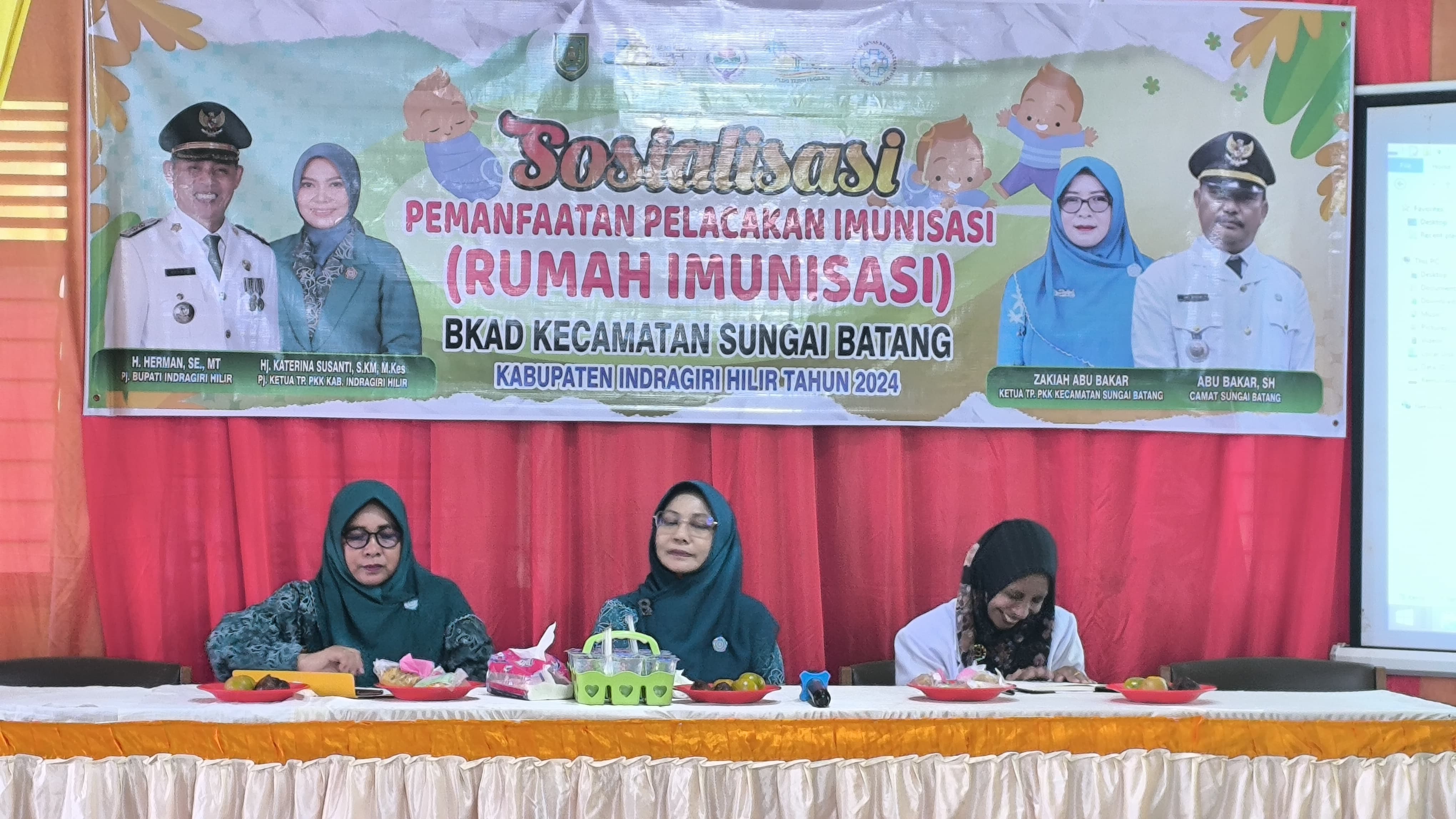 Sosialisasi Pelacakan Imunisasi di Inhil