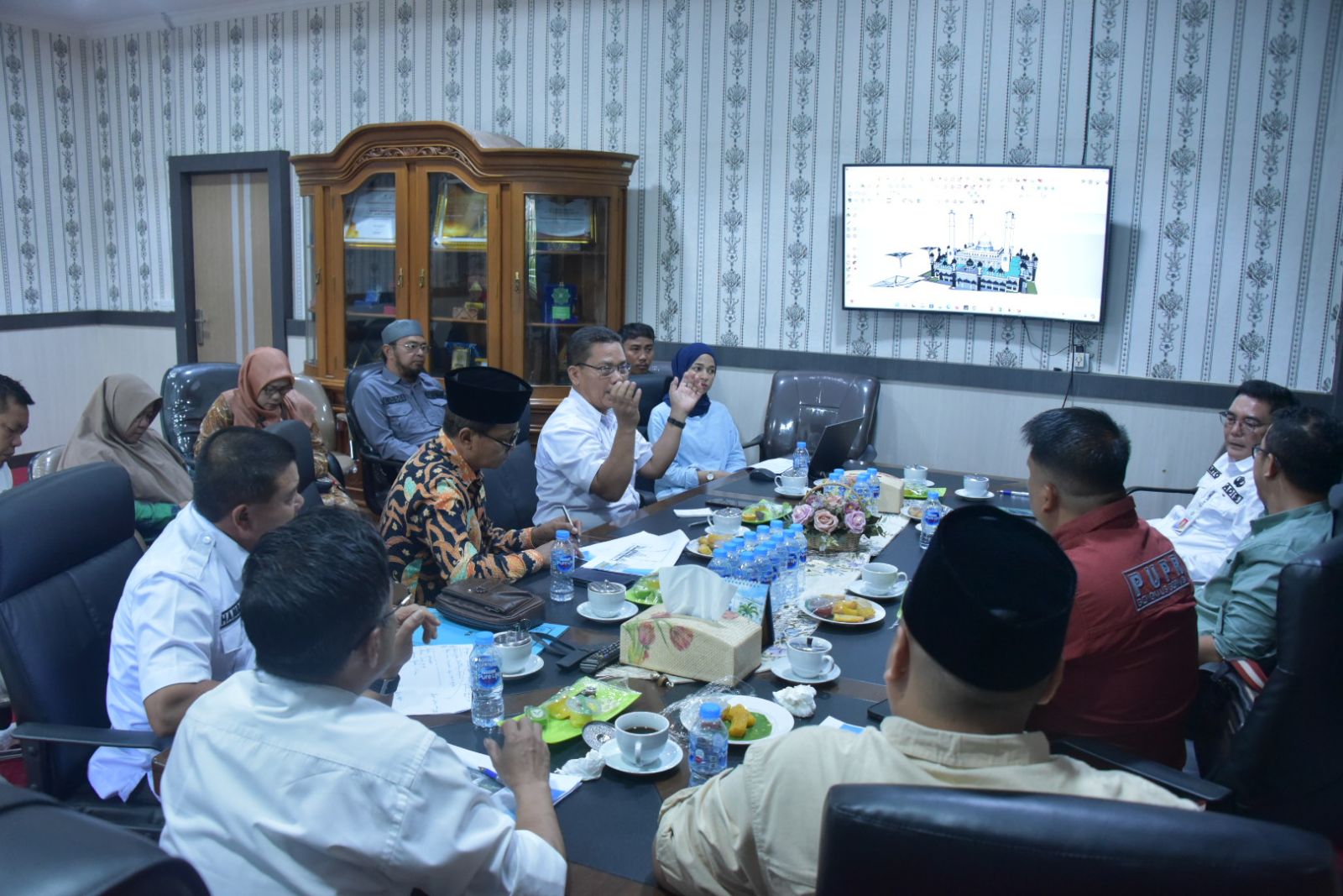 Pembahasan pembenahan Masjid Agung Istiqomah Bengkalis