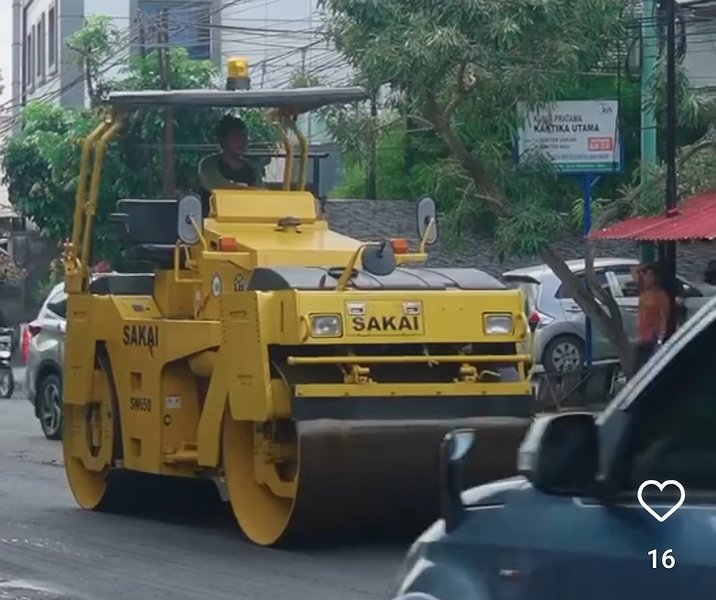 Pemprov Riau mengoverlay Jalan Ahmad Yani saat ini. Foto: Istimewa.