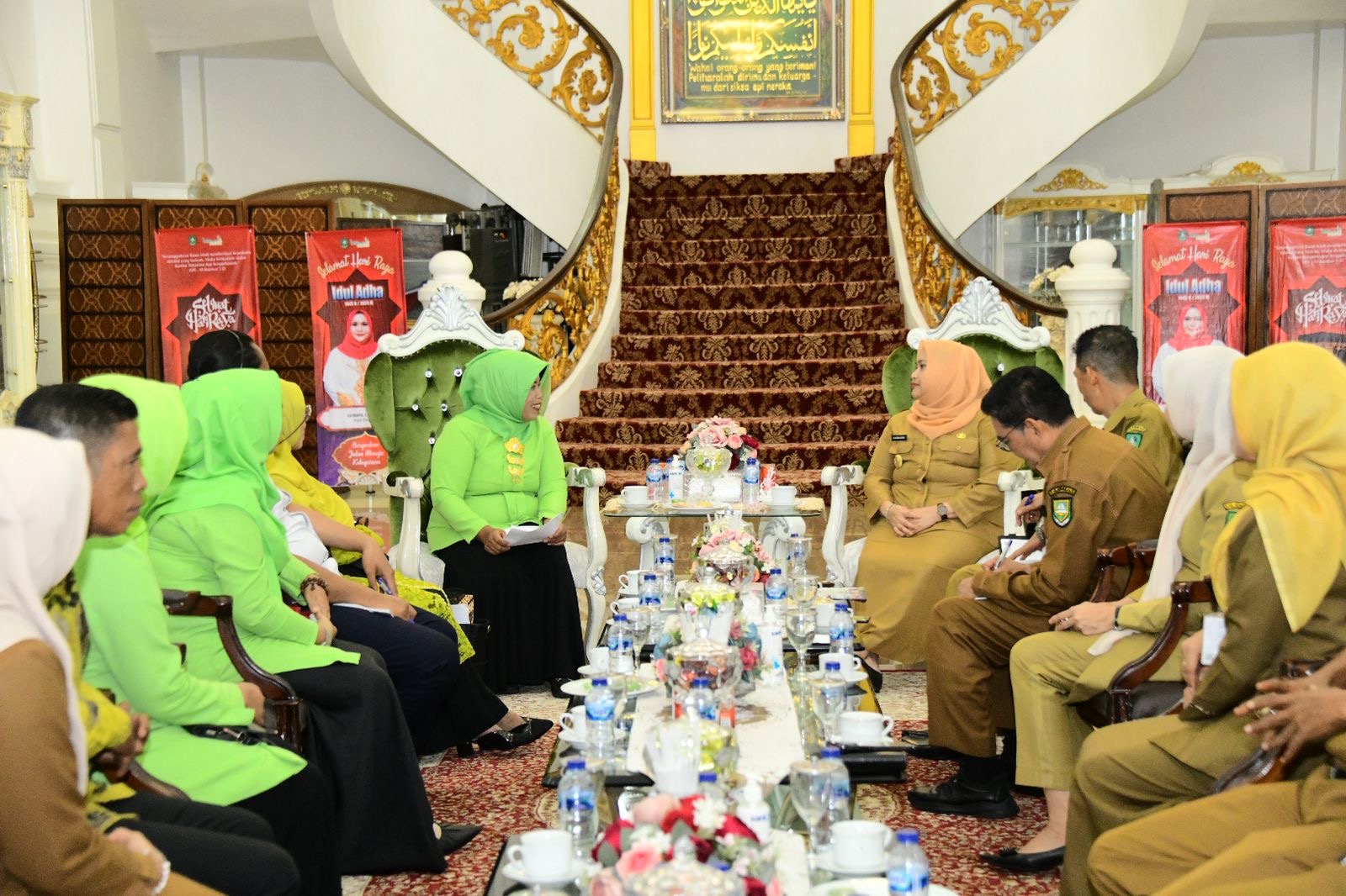 Pertemuan Bupati Bengkalis, Kasmarni dengan pengurus Harpi Melati