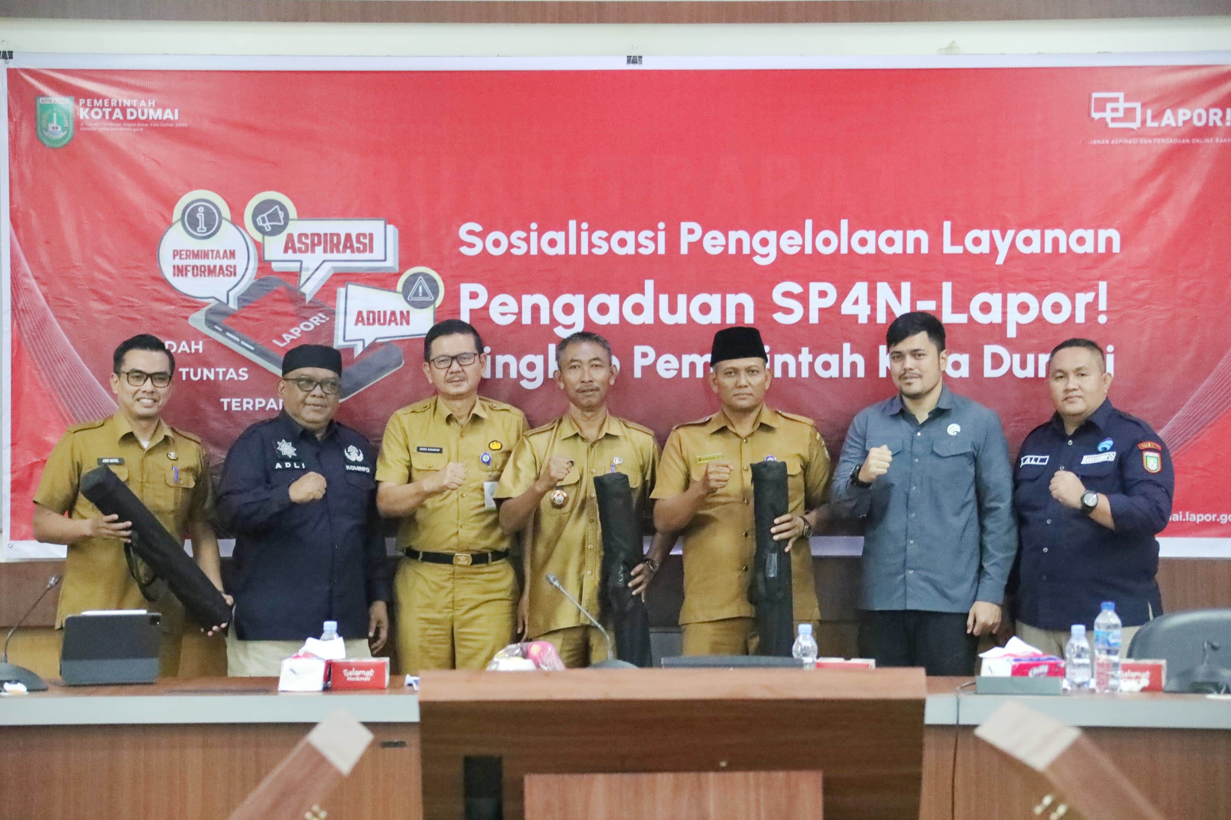 Sosialisasi SP4N-LAPOR! di Kota Dumai