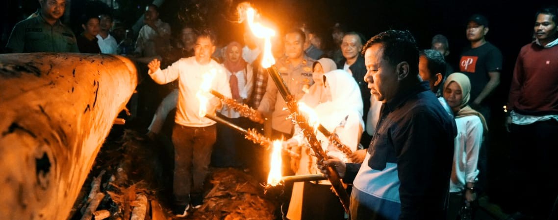 Kunjungan kerja Bupati Suhardiman di Desa Lubuk Ambacang