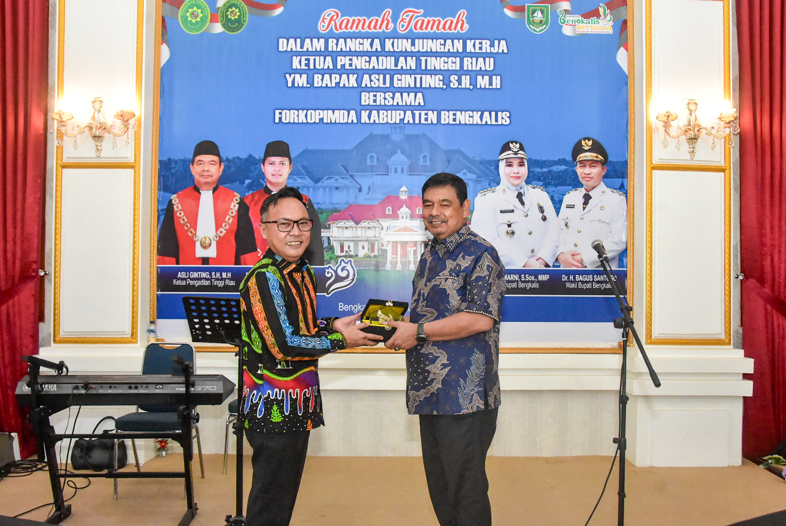Ketua Pengadilan Tinggi Riau Kunjungan Kerja ke Bengkalis
