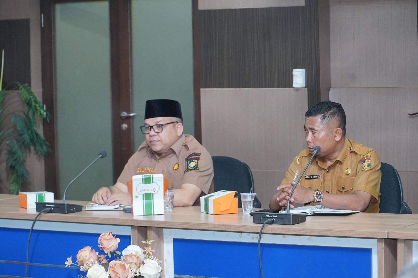 Rapat pembentukan Koperasi Merah Putih di Kabupaten Kampar