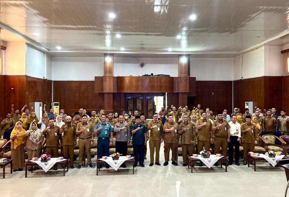 Peserta sosialisasi pembentukan Koperasi Merah Putih