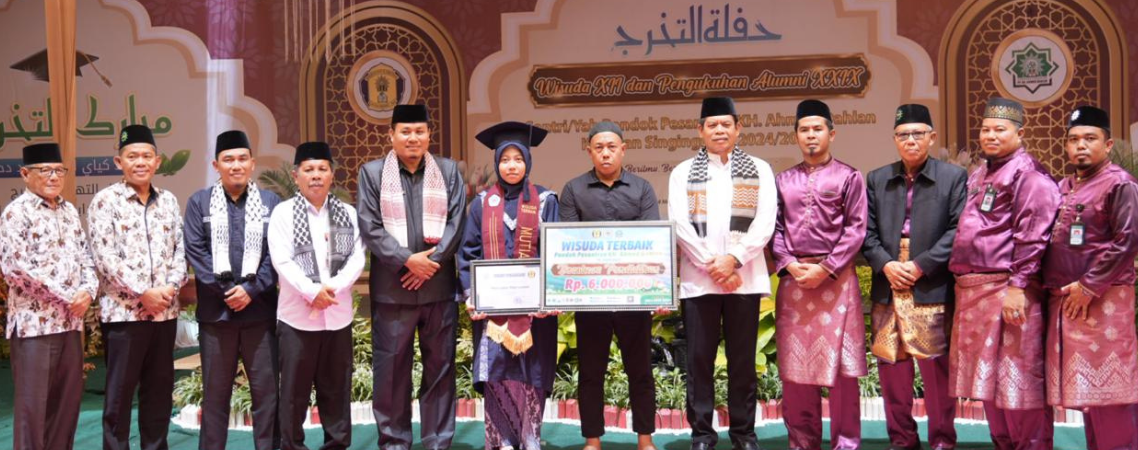 Wisuda di Ponpes KH Ahmad Dahlan Kuantan Singingi