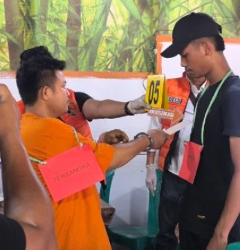 Rekonstruksi Pembunuhan Pegawai Rumah Makan Digelar Polsek Sukajadi