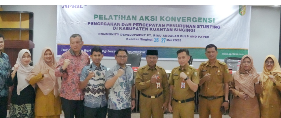 Usai pelatihan aksi konvergensi stunting Kuansing
