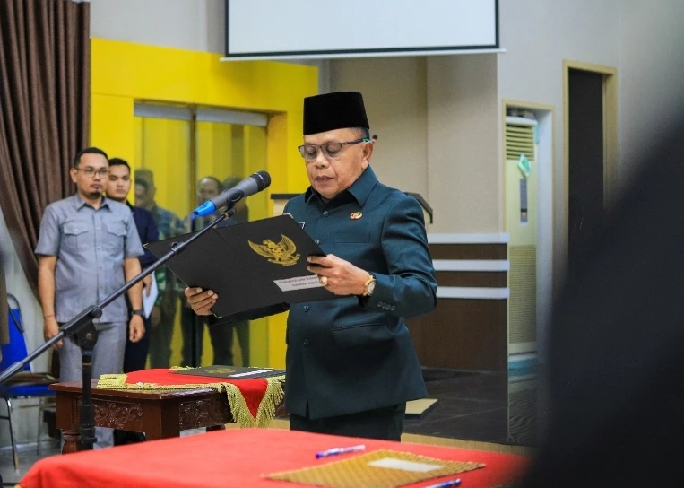 Pelantikan Pejabat Pemkab Meranti