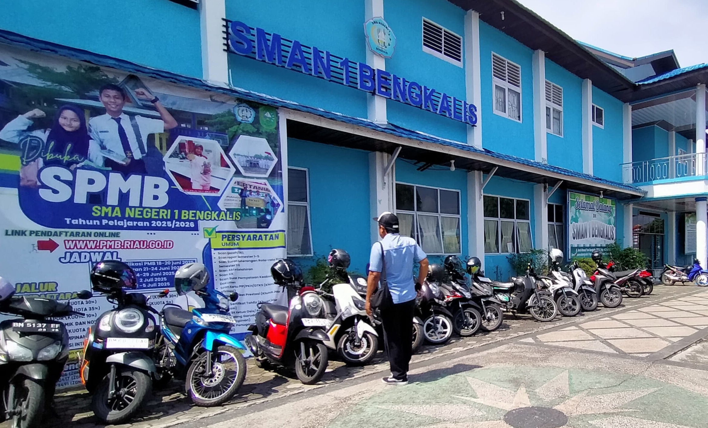 Berikut yang Dilakukan Sekolah SMAN 1 Bengkalis Saat SPMB