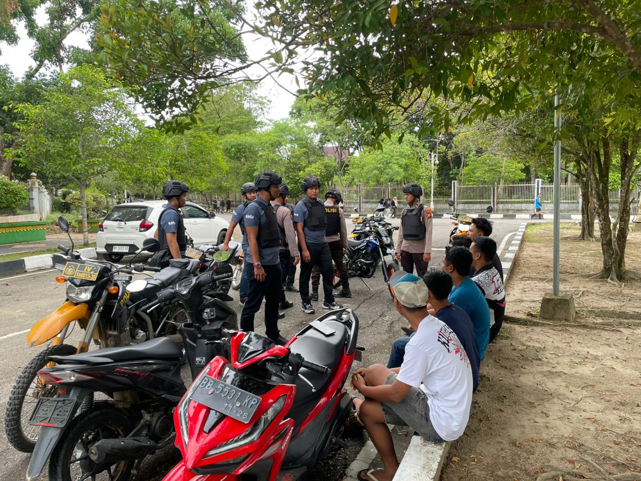 Cegah Aksi Premanisme, Tim Raga Polres Rokan Hulu Gencarkan Patroli