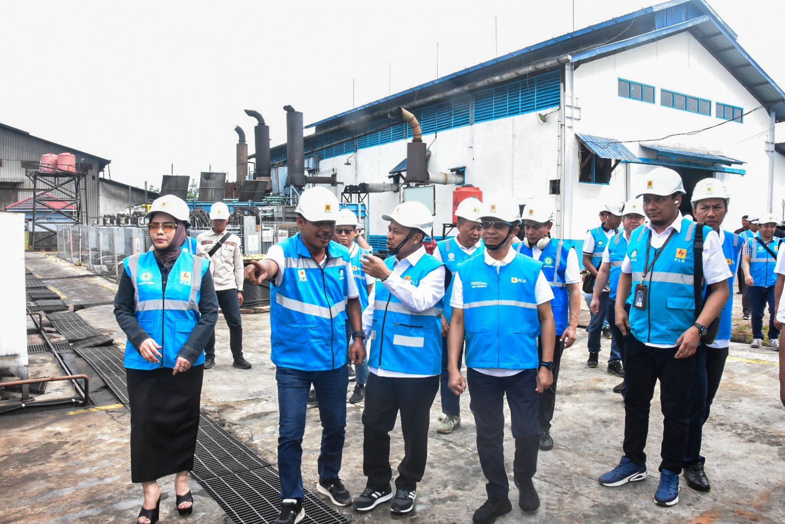 Kunjungan Direktur Distribusi PT PLN (Persero), Adi Priyanto ke Bengkalis