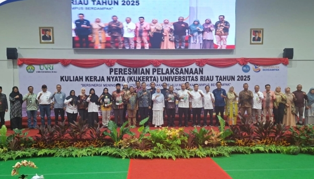 Peresmian Kukerta UNRI Tahun 2025 Dihadiri Asisten Pemerintahan dan Kesejahteraan Rakyat