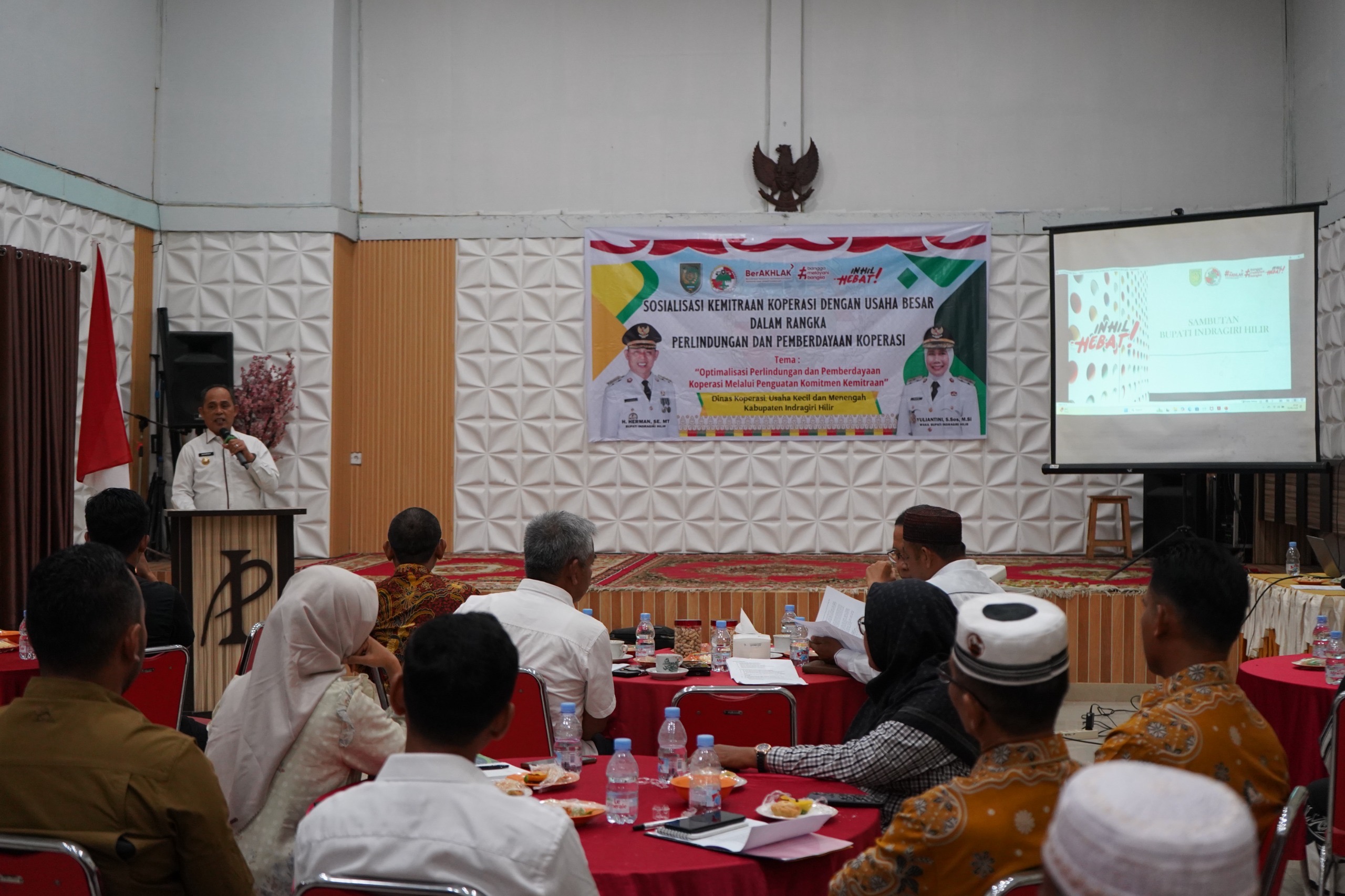 Sosialisasi kemitraan koperasi dengan usaha besar di Tembilahan Inhil