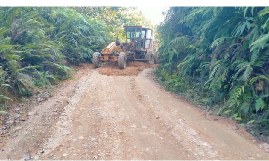 Ruas Jalan Lubuk Agung-Batu Sasak-Batas Riau-Sumatera Barat