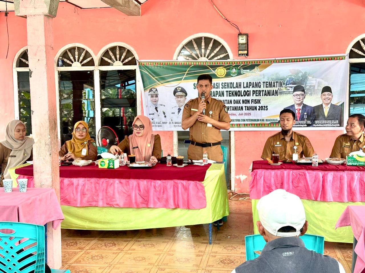 Penyuluhan untuk kelompok tani yang ada di Bengkalis