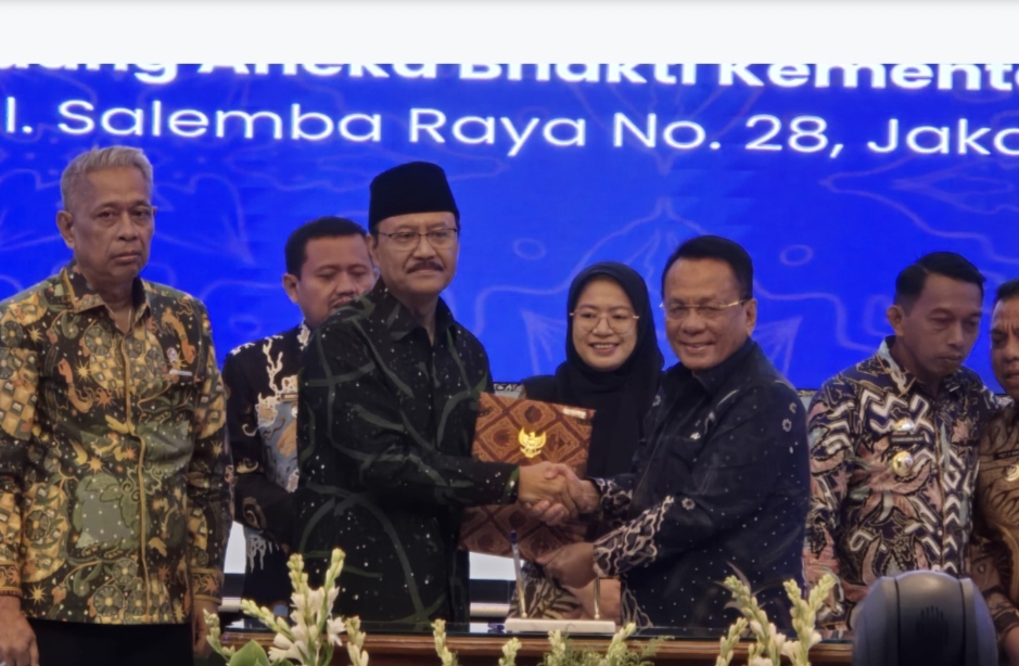 Usai penandatangan MoU pinjam pakai aset untuk program Sekolah Rakyat di Rokan Hilir