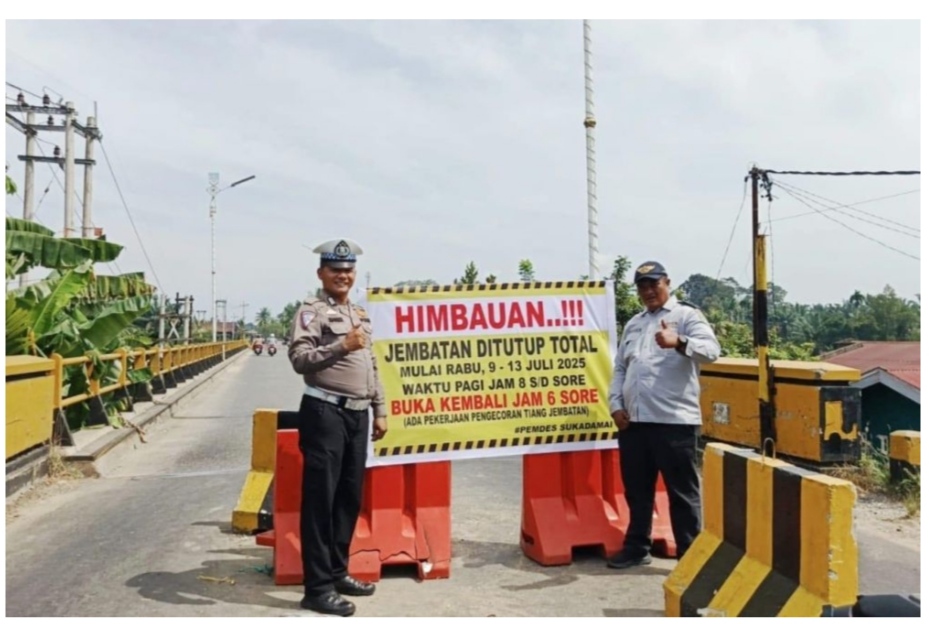Pemberitahuan Penutupan Jembatan Rokan