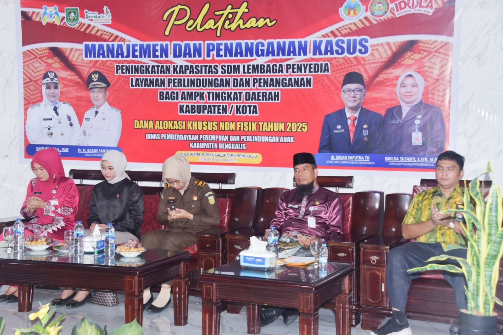 Pelatihan manajemen dan penanganan kasus