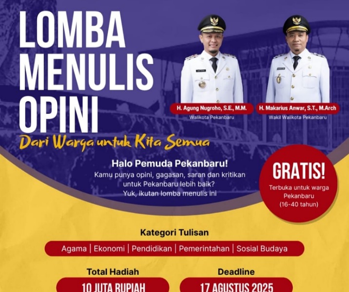 Lomba menulis opini. Foto: Istimewa.