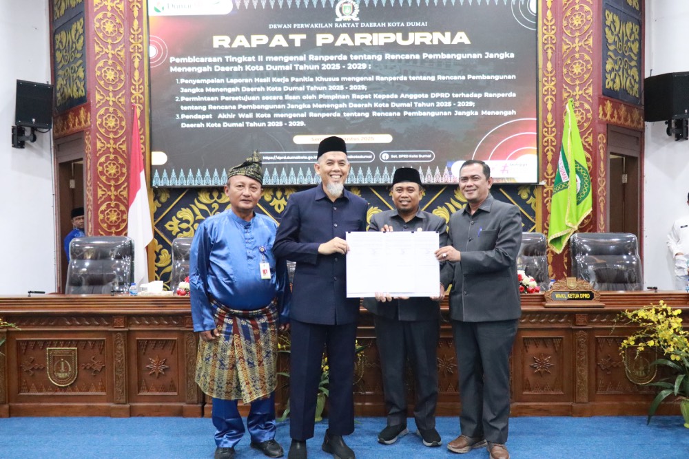 Usai Rapat Paripurna RPJMD Dumai