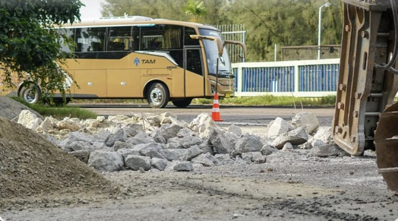 Perbaikan Jalan di Kota Dumai