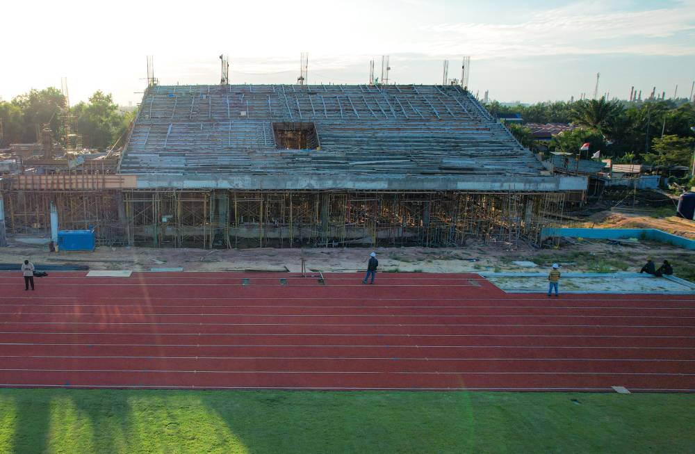 Tribun Penonton Stadion Kota Dumai