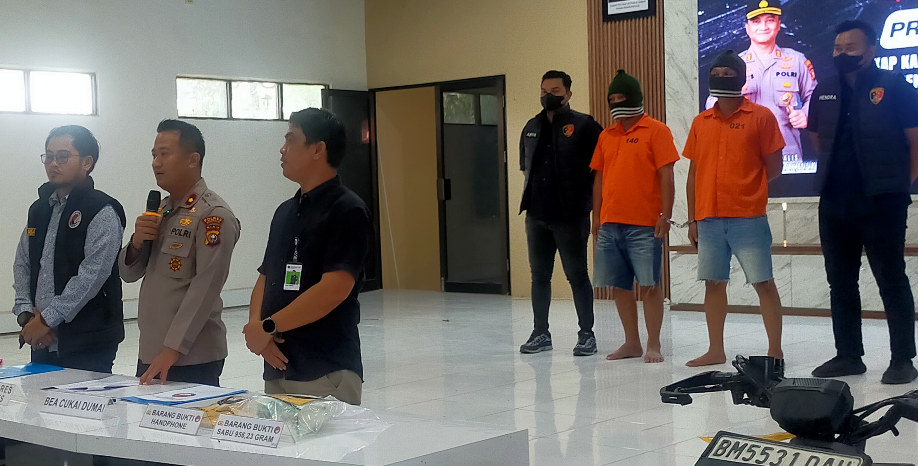 Satnarkoba Polres Bengkalis Ringkus Resedivis Narkoba, 1 Kg Sabu Disita