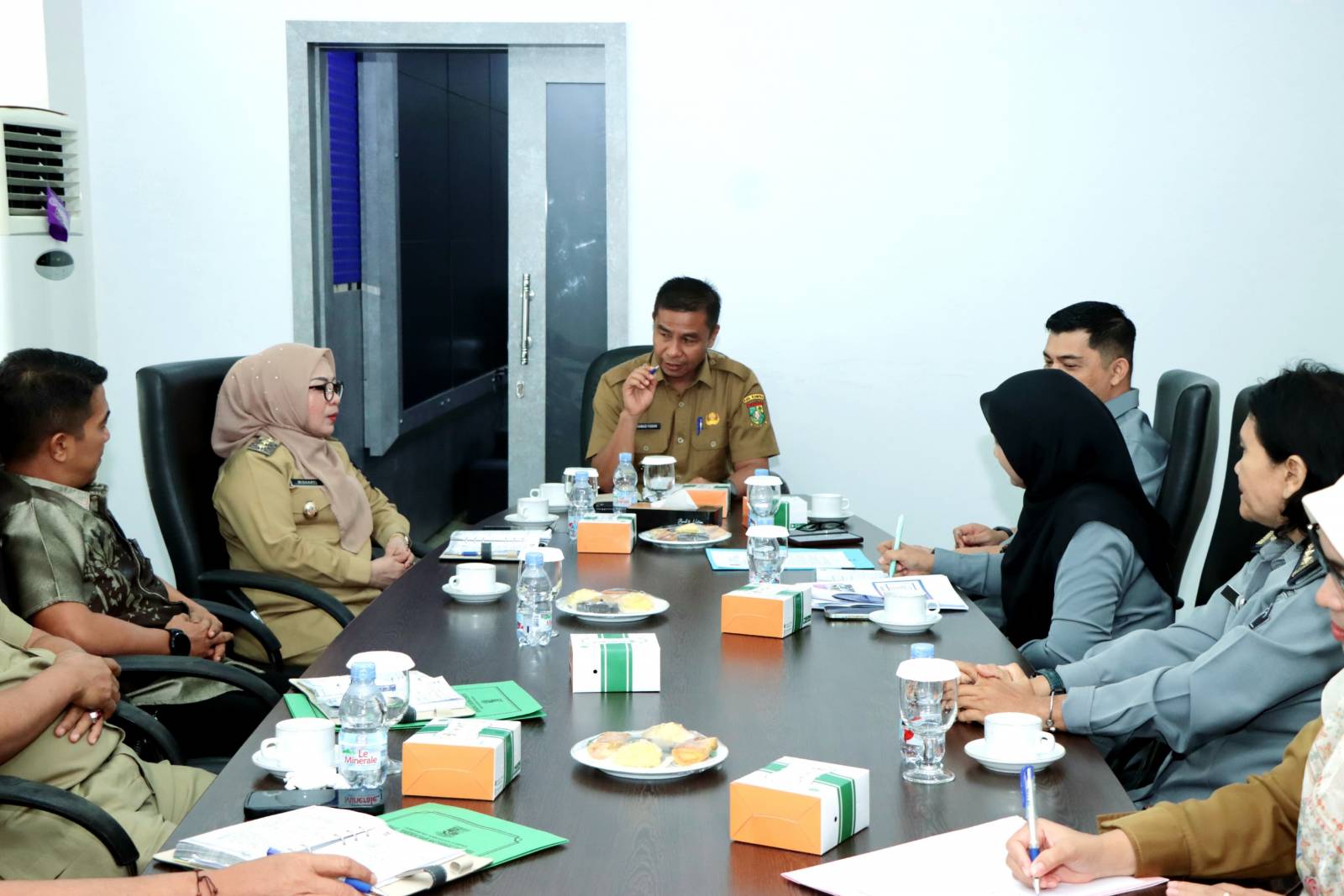 Pertemuan Pemkab Kampar dengan pihak Kanwil Kemenkumham Riau