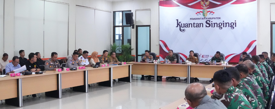 Rakor persiapan pacu jalur Kuansing