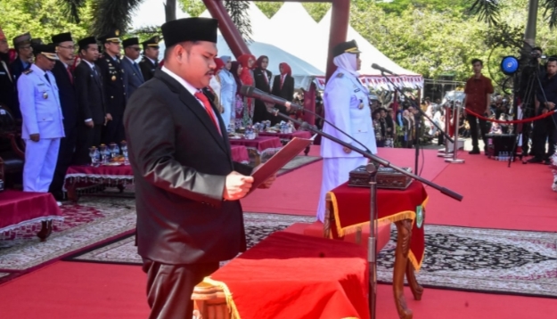 Menggema di Bengkalis, Karisma Septian Nugraha Memukau Saat Peringatan HUT RI
