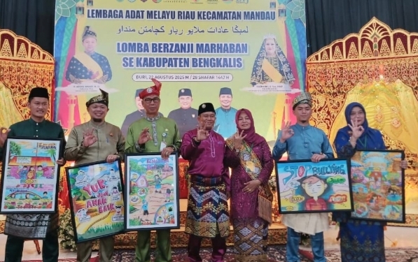 LAMR Mandau Gelar Lomba Barzanji, Begini Kata Bupati Kasmarni