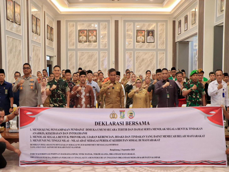 Deklarasi Damai Forkopimda Kampar
