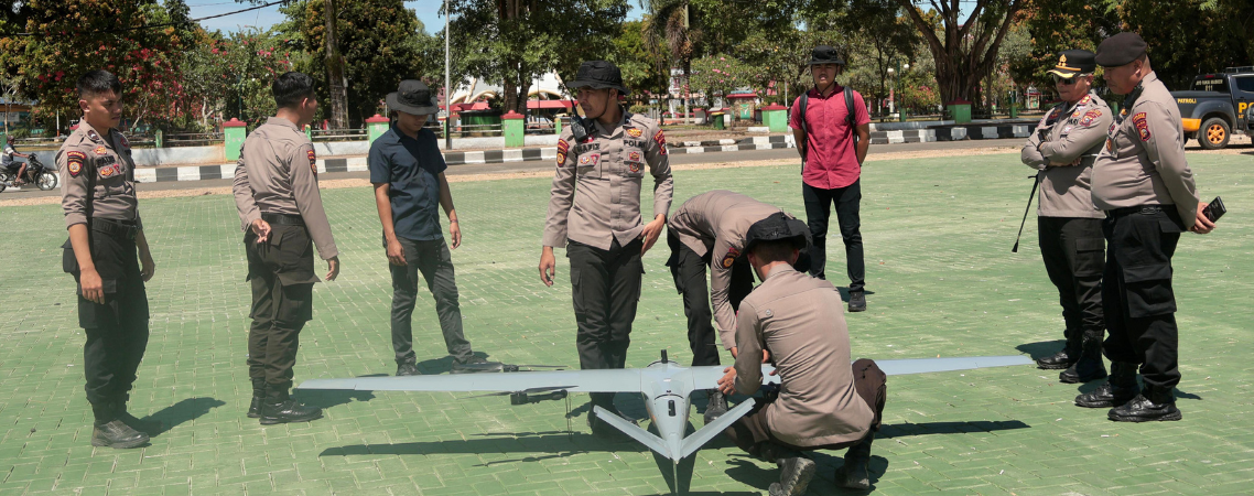 Penggunaan drone pantau PETI di Kuansing