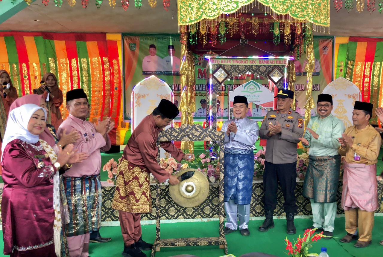 Pembukaan MTQ Ke-9 Tingkat Kecamatan Rambah Hilir