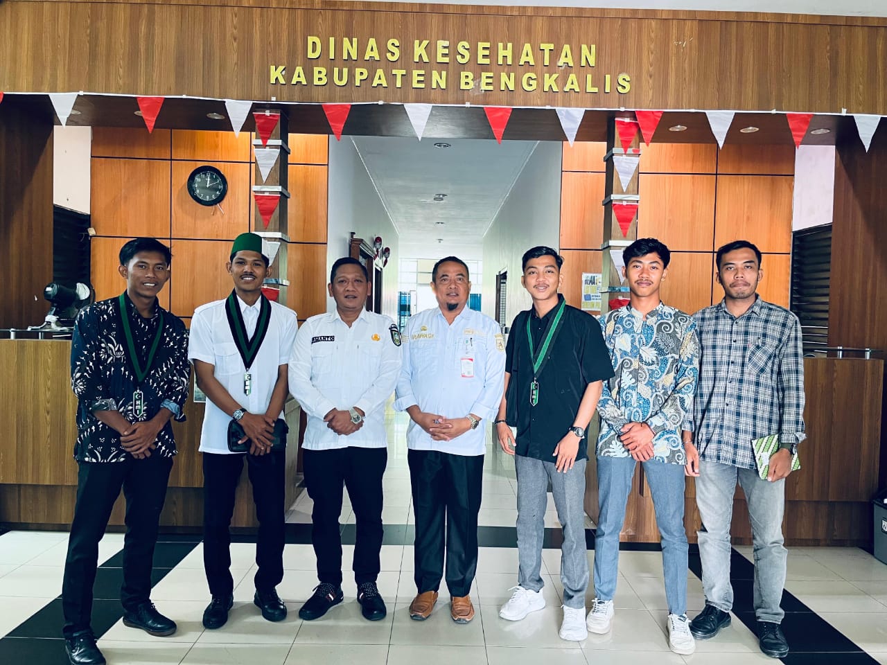 Mahasiswa HMI Cabang Bengkalis ke Diskes Gelar Silaturahim ke Diskes