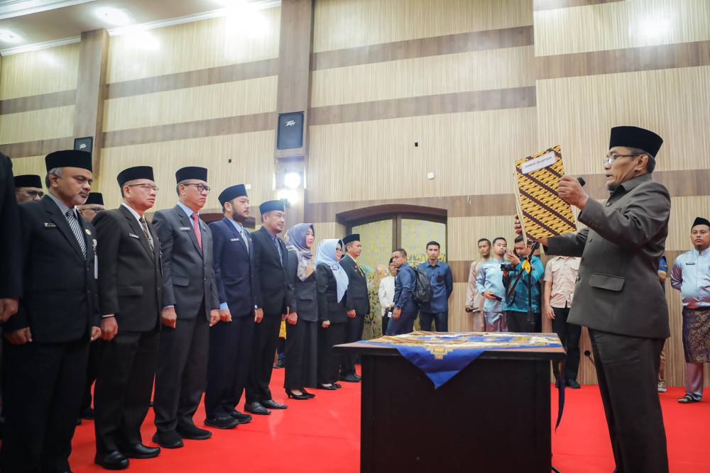 Pelantikan sejumlah pejabat Pemko Dumai