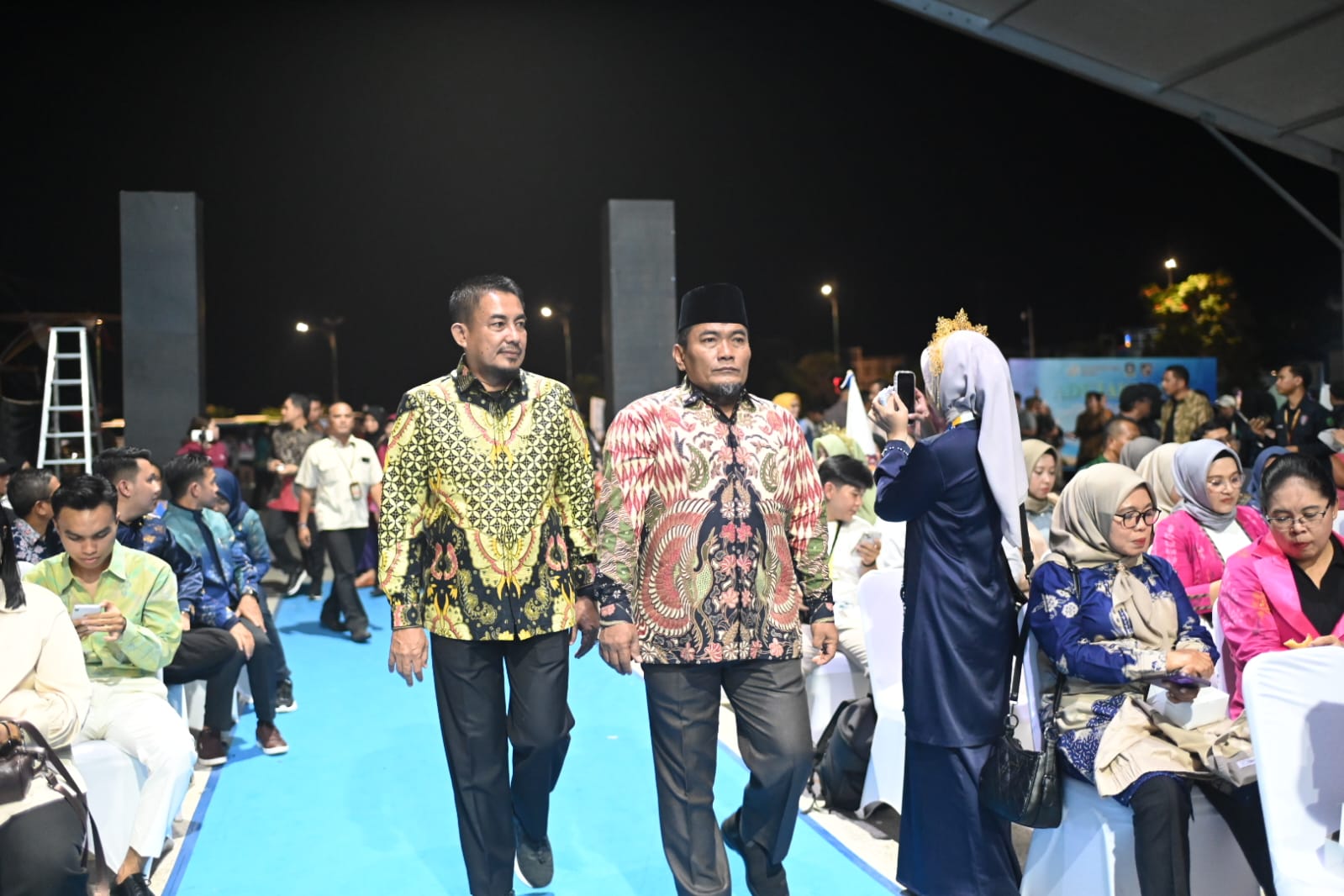 Wakil Wali Kota (Wawako) Dumai Sugiyarto di Malam Puncak Adujaknas