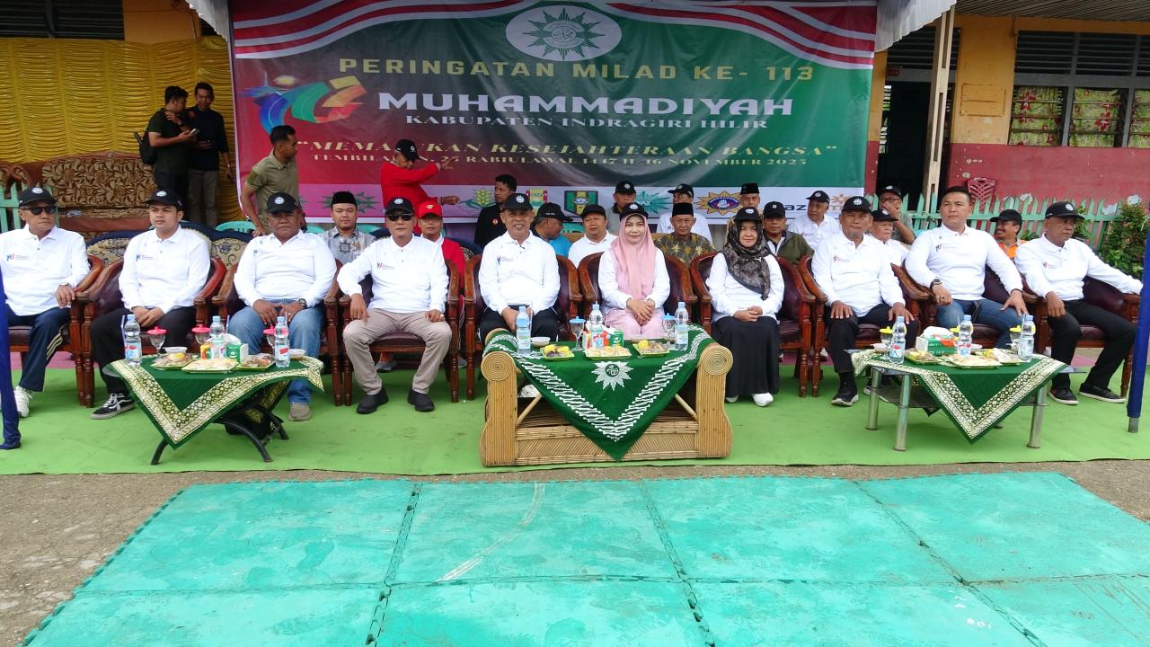 Bupati Inhil bersama unsur Forkopimda dan pengurus Muhammadiyah