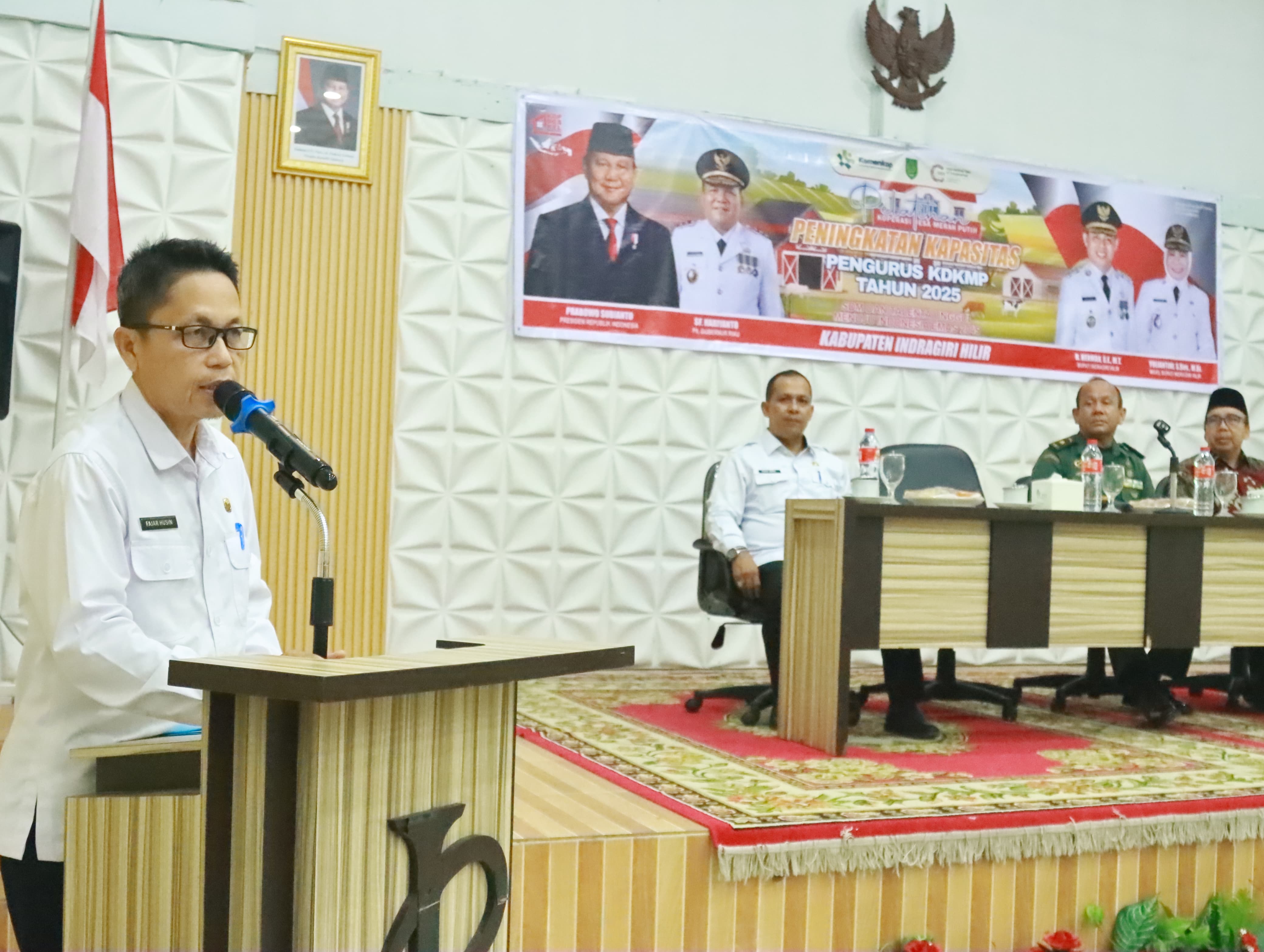 Pembukaan Pelatihan untuk Pengurus Koperasi Merah Putih di Inhil
