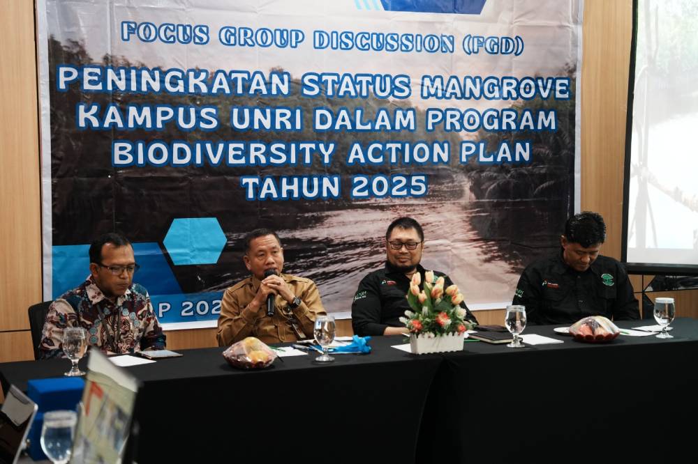 FGD Peningkatan Status Mangrove Kampus UNRI