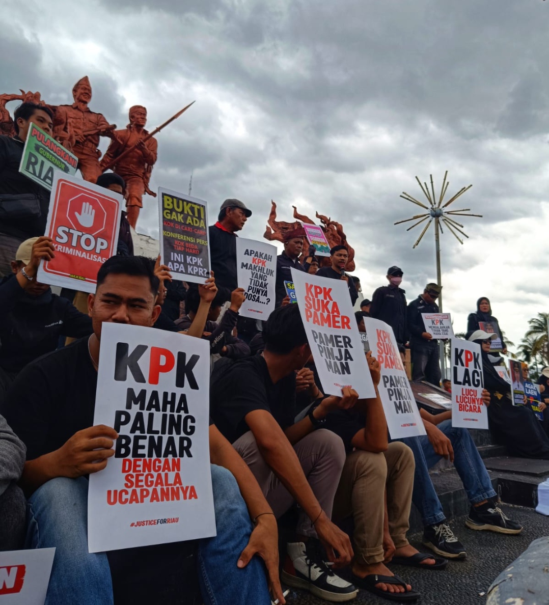 Aksi Damai AMUK Riau