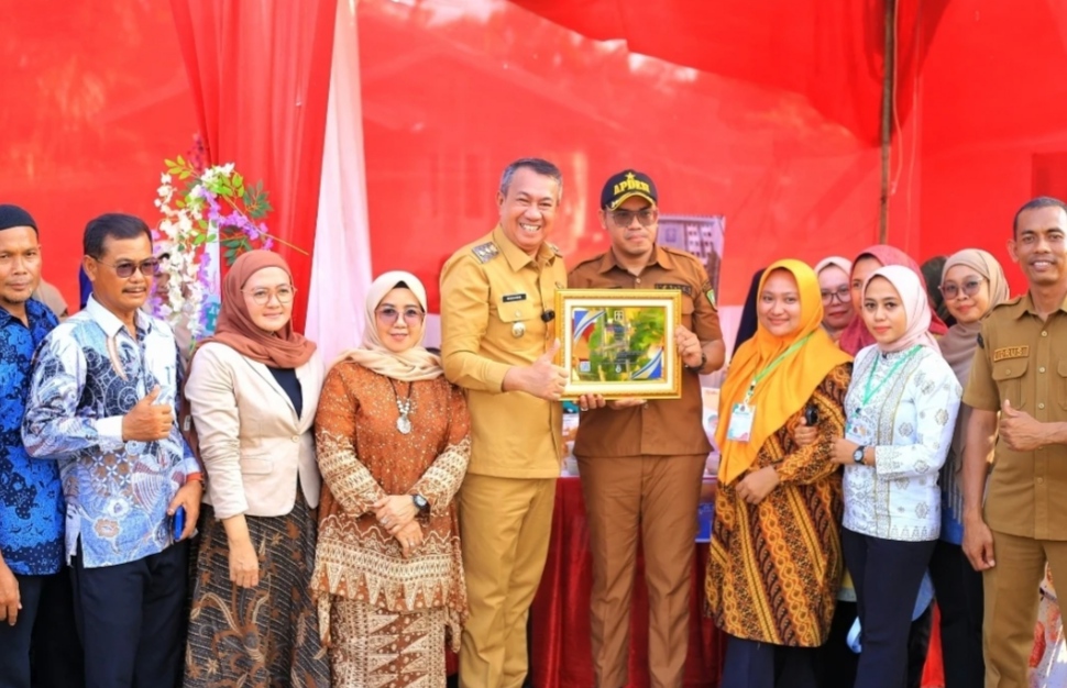 Wabup Meranti, Muzammil di Expo Bagan Melibur