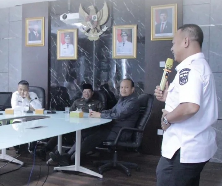 Muhammad Jamil pamit sebagai kepala Disketapang Pekanbaru. Foto: Istimewa.