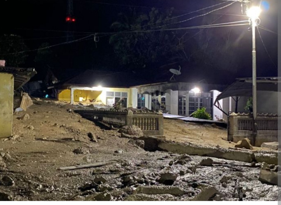 Kawasan terdampak banjir bandang Maninjau