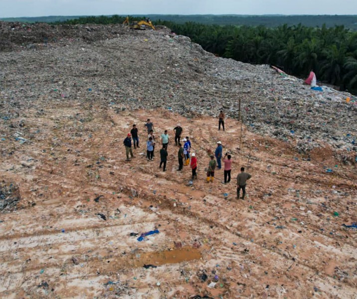 Kondisi TPA 2 Muara Fajar saat ini setelah proses penataan. Foto: Istimewa.